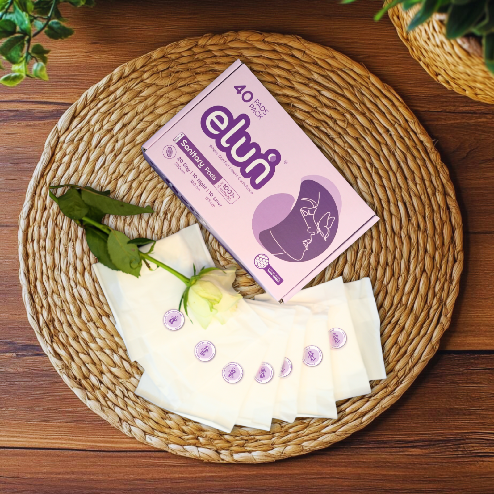 sanitary period pads and liners