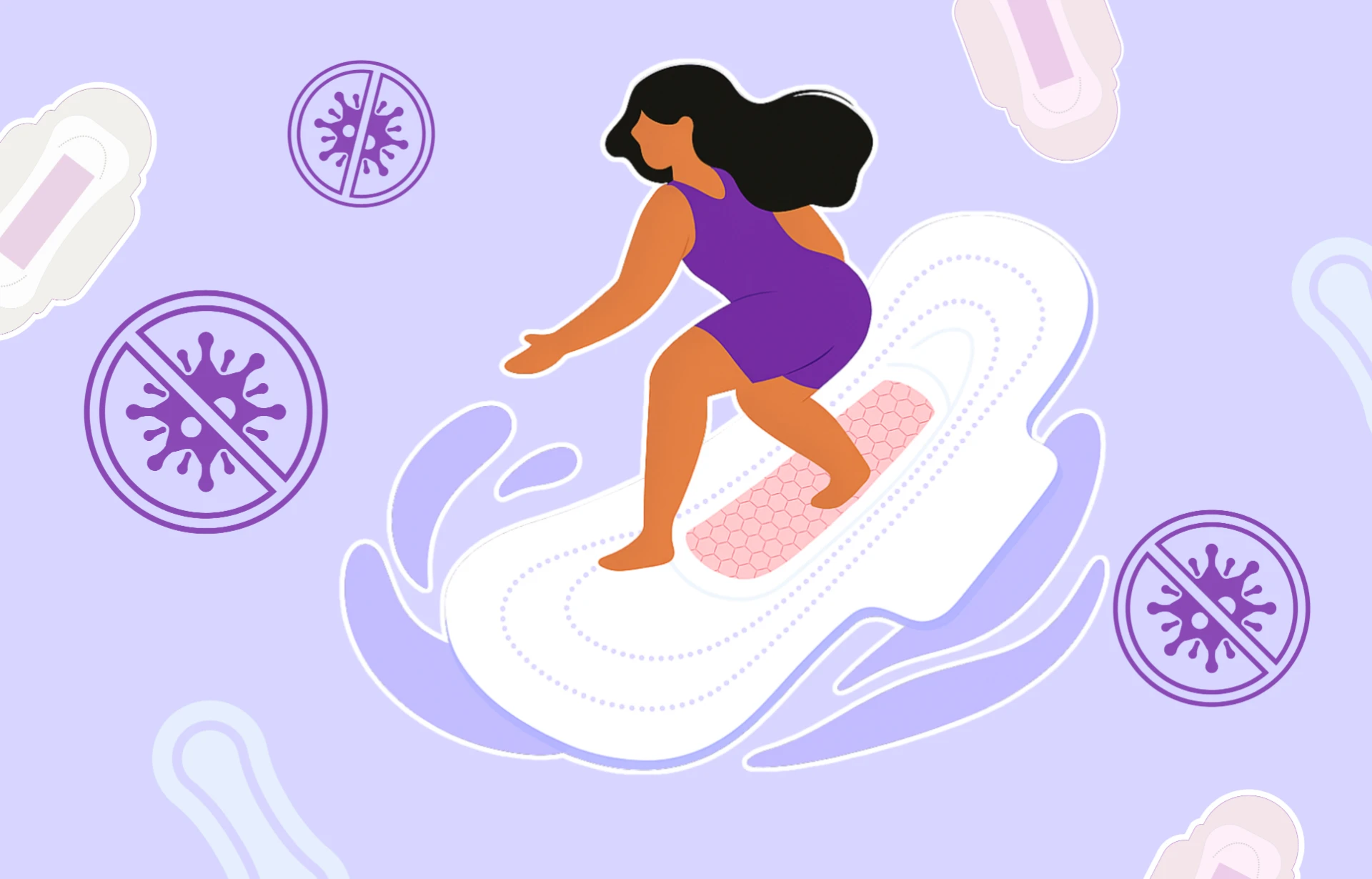 Nano Ribbon Period Pads