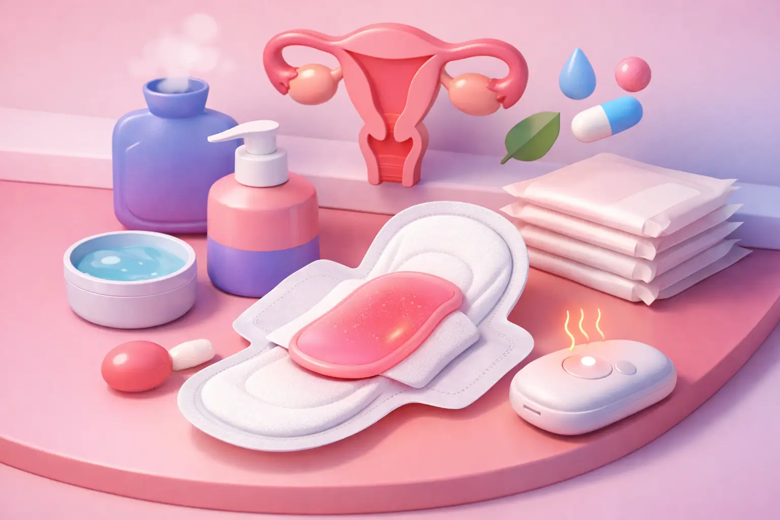 How period cramps relief pads really help