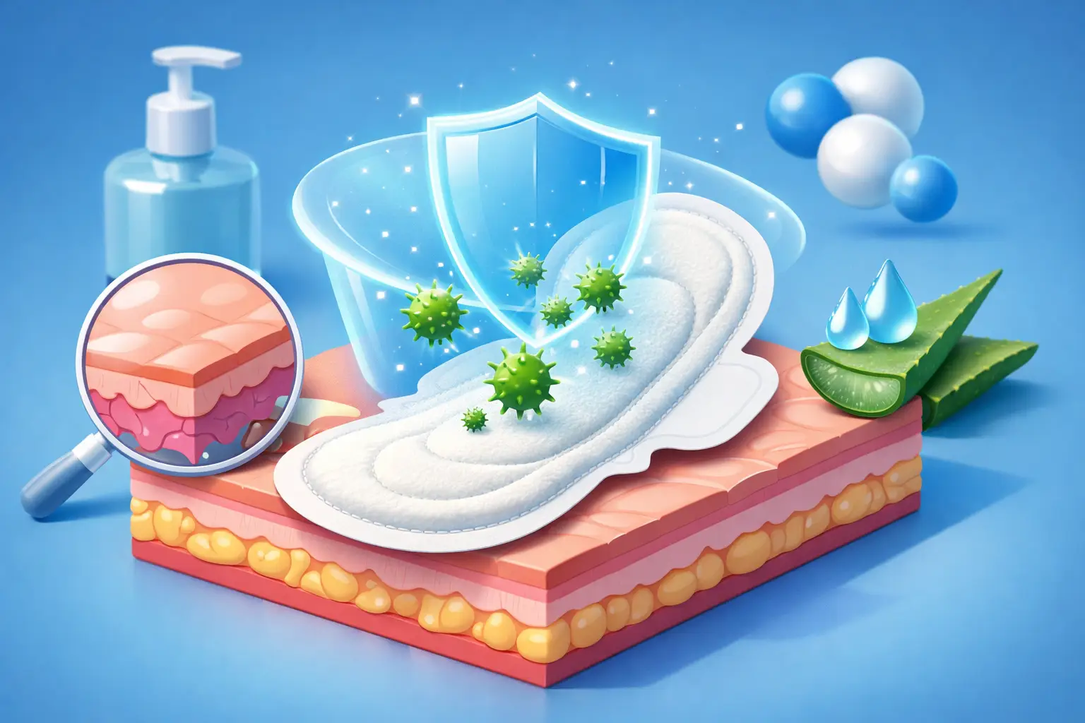 Are Antibacterial Pads Safe for Sensitive Skin?