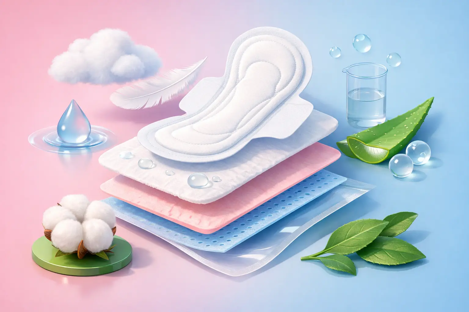 Guide to Period Pad Materials for Sensitive Skin