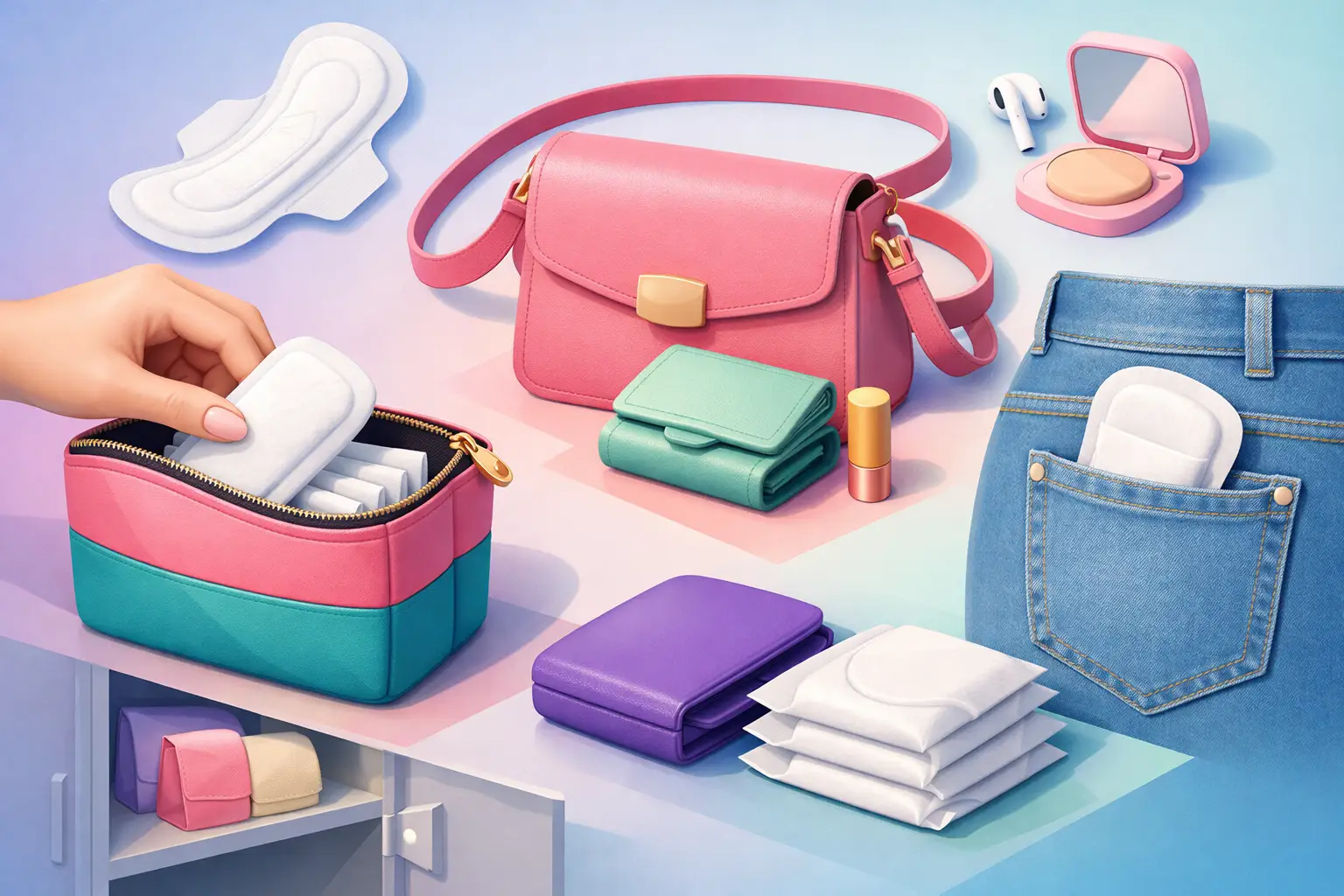 How to Carry Pads Discreetly With Confidence