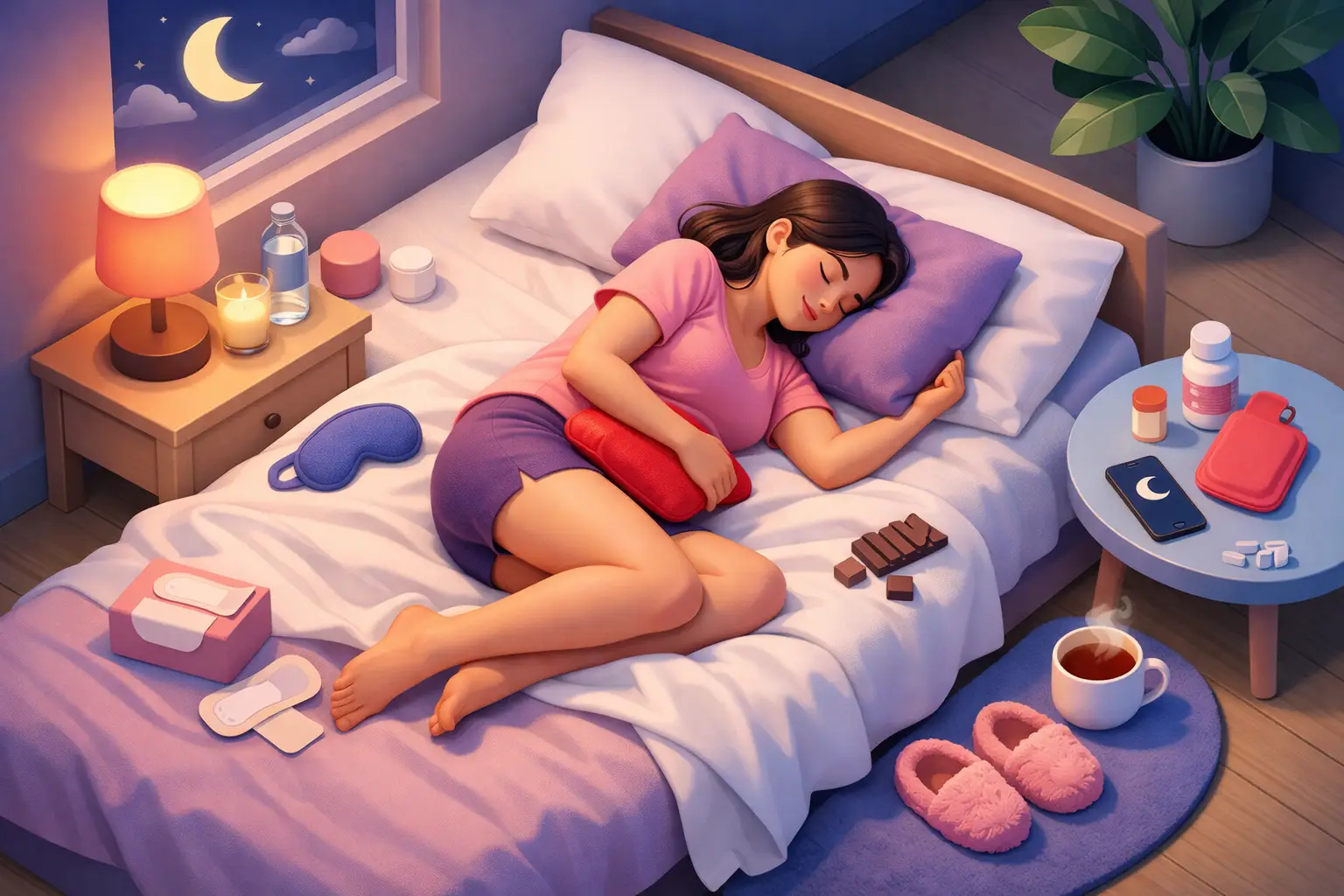 How to Sleep on Your Period More Comfortably