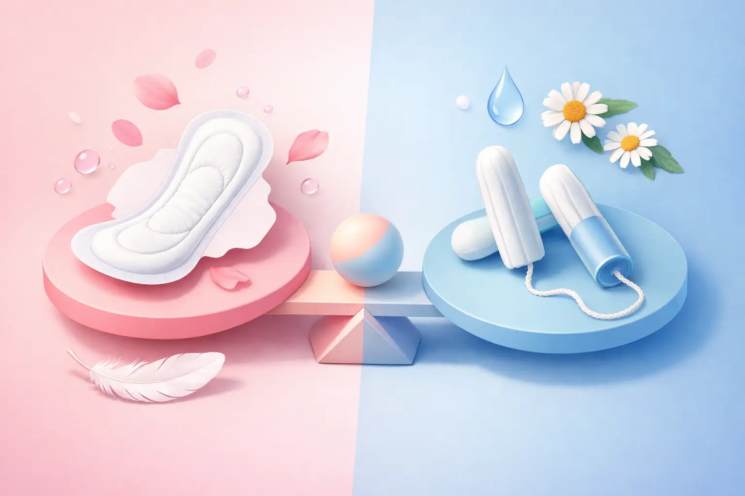 Pads vs Tampons for Sensitive Skin: Which Is Kinder?