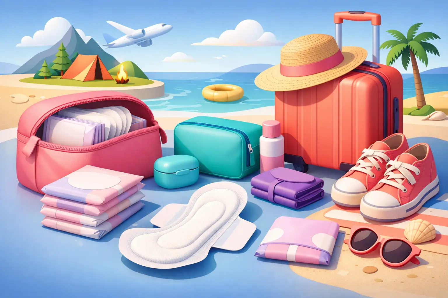 Portable Pads for Teen Periods That Go Anywhere