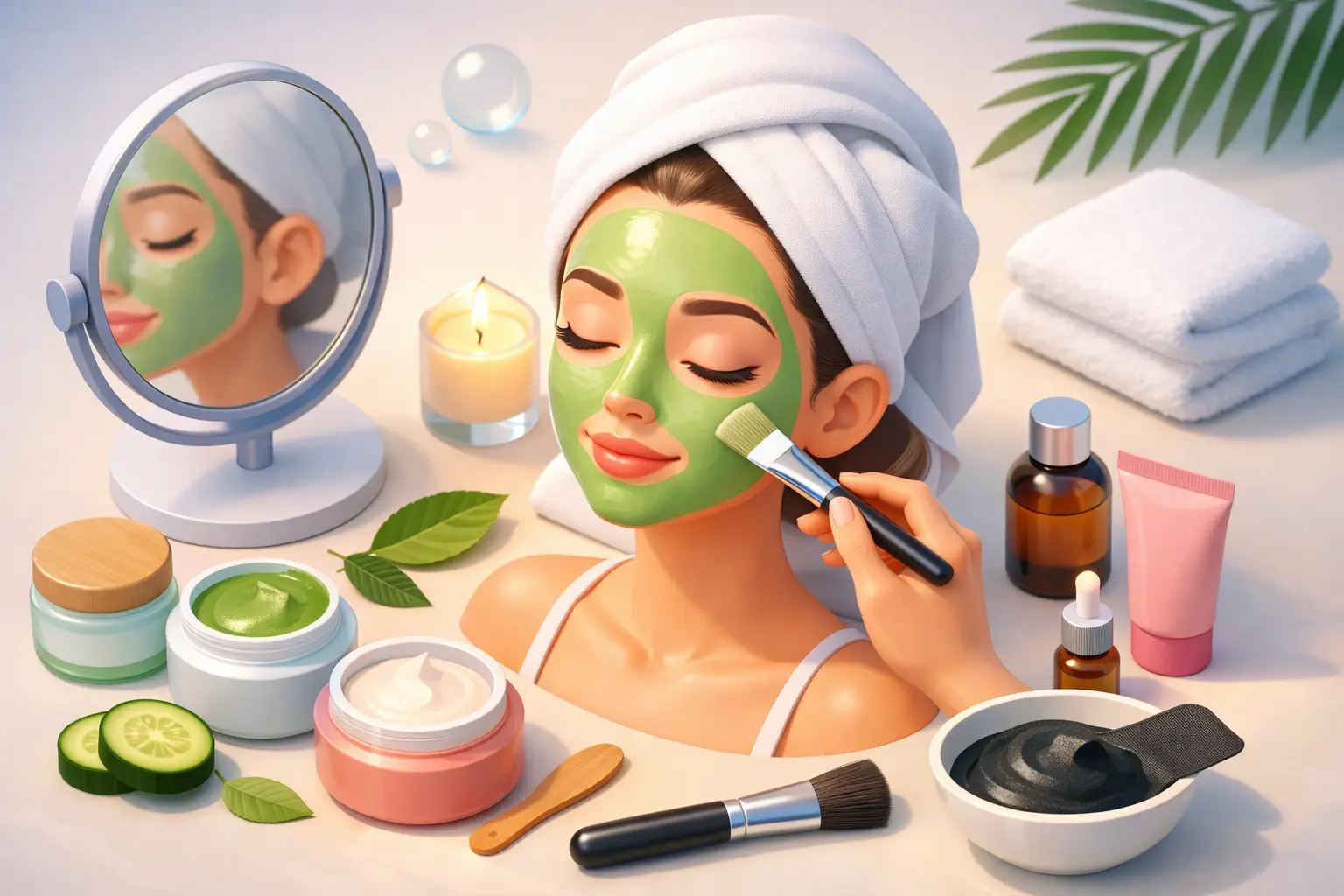 How to Apply Face Masks for Calm, Clear Skin