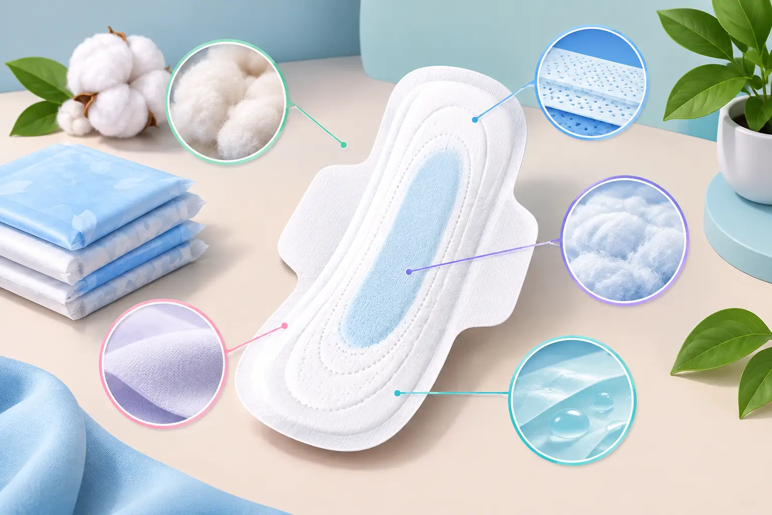 Sanitary Pad Materials Guide for Sensitive Skin